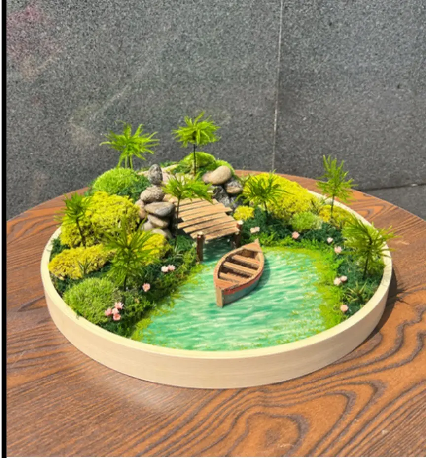 40cm/Moss Desktop Decor Piece