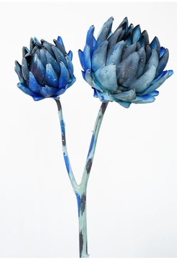 [Cosmic Blue] Cosmic blue/Artichoke/Single Stem